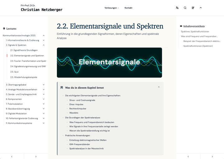 Mathematische Formeln und technische Grafiken in der Lehrplattform