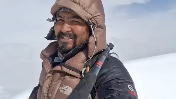 Prem Dahal Khatri in the Himalayas