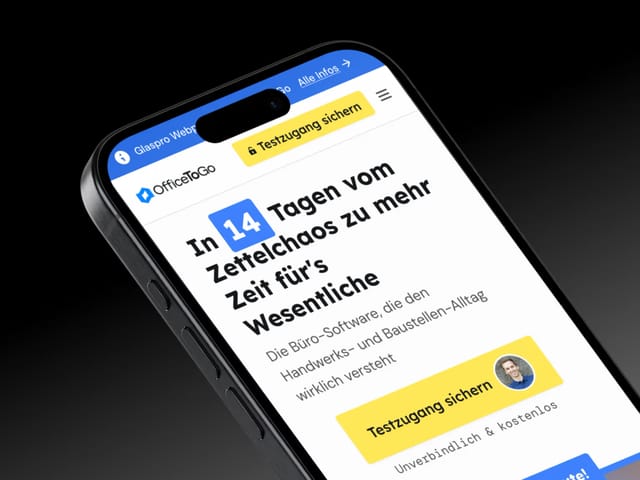 OfficeToGo Mobile App Design
